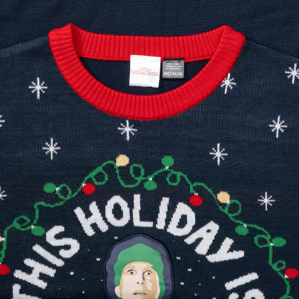 Christmas Vacation Clark This Holiday is Gonna Be Lit Ugly Christmas Sweater