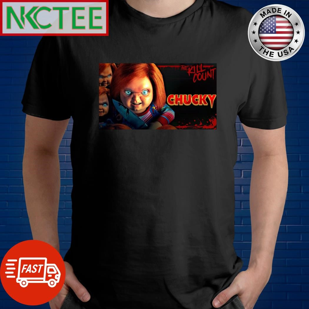 Chucky Halloween Horror The kill count shirt