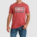 Cinch Men's Red Country and Cowboy T-Shirt, Classic Western Graphic, Short Sleeve Casual Tee Hoodie, Sweatshirt