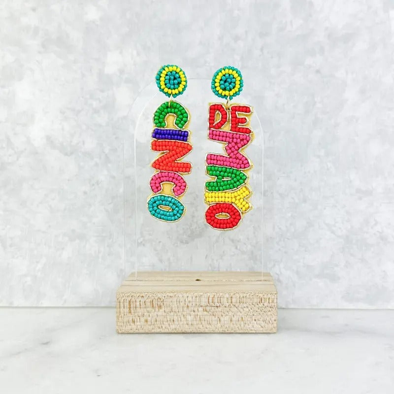 Cinco De Mayo Seed Bead Earrings *Final Sale* T-Shirts, Hoodie, Sweatshirt | PureTeeCo.com