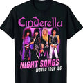 Cinderella Band Heavy Cotton Black Full Size Men Women Tee Shirt Hoodie, Sweatshirt | PureTeeCo.com