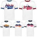 City Skyline Baseball Ringer T Shirt Hoodie, Sweatshirt | PureTeeCo.com