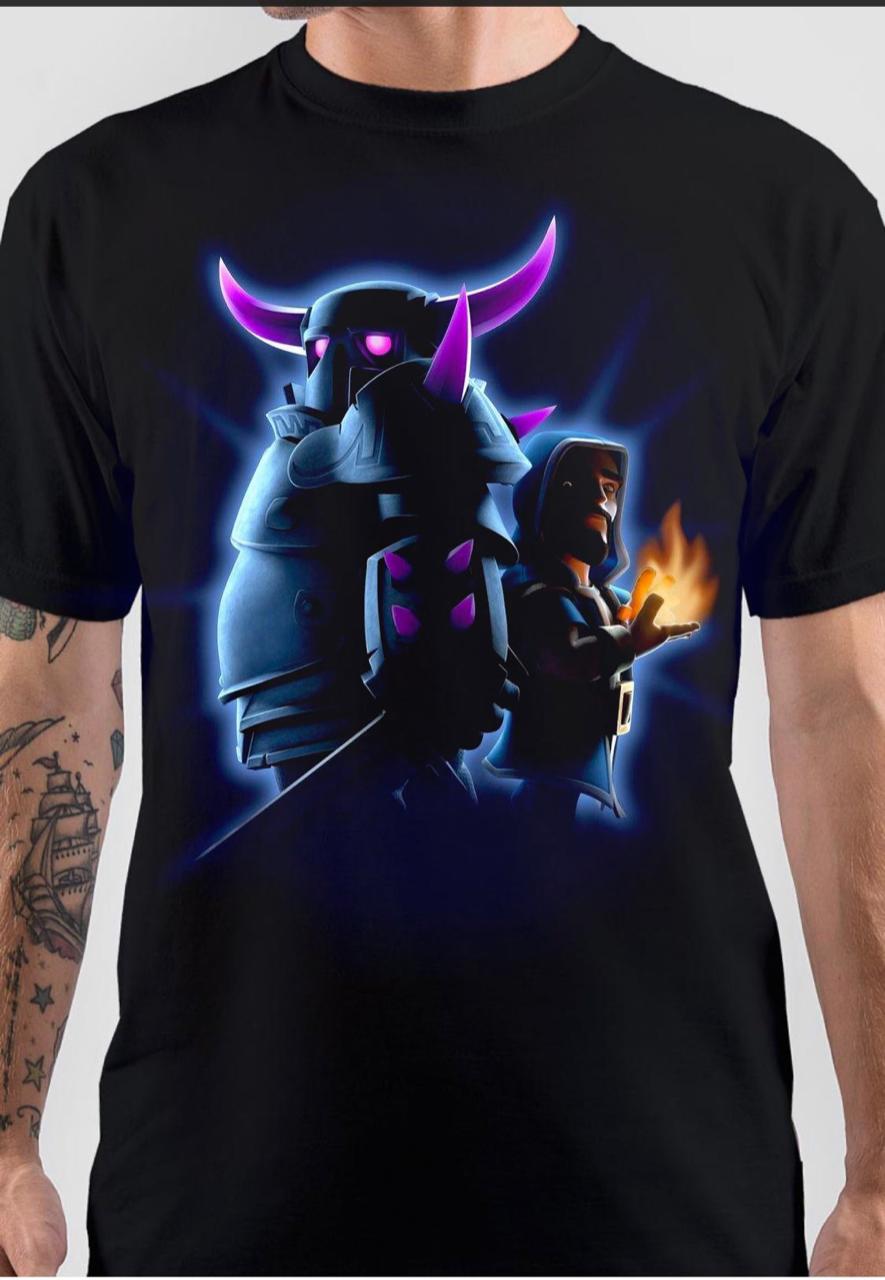 Clash Of Clans Black T-Shirt Hoodie, Sweatshirt | PureTeeCo.com