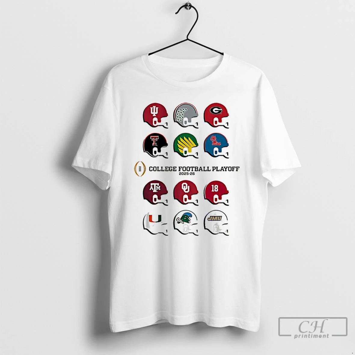 Classic 2025 Cfp Field Toy Team Helmets College Football Playoff 2025 2026 T Shirts Sweater Hoodie, Sweatshirt