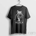 Classic Alien The Short Version Cat Sci Fi Horror Parody Graphic