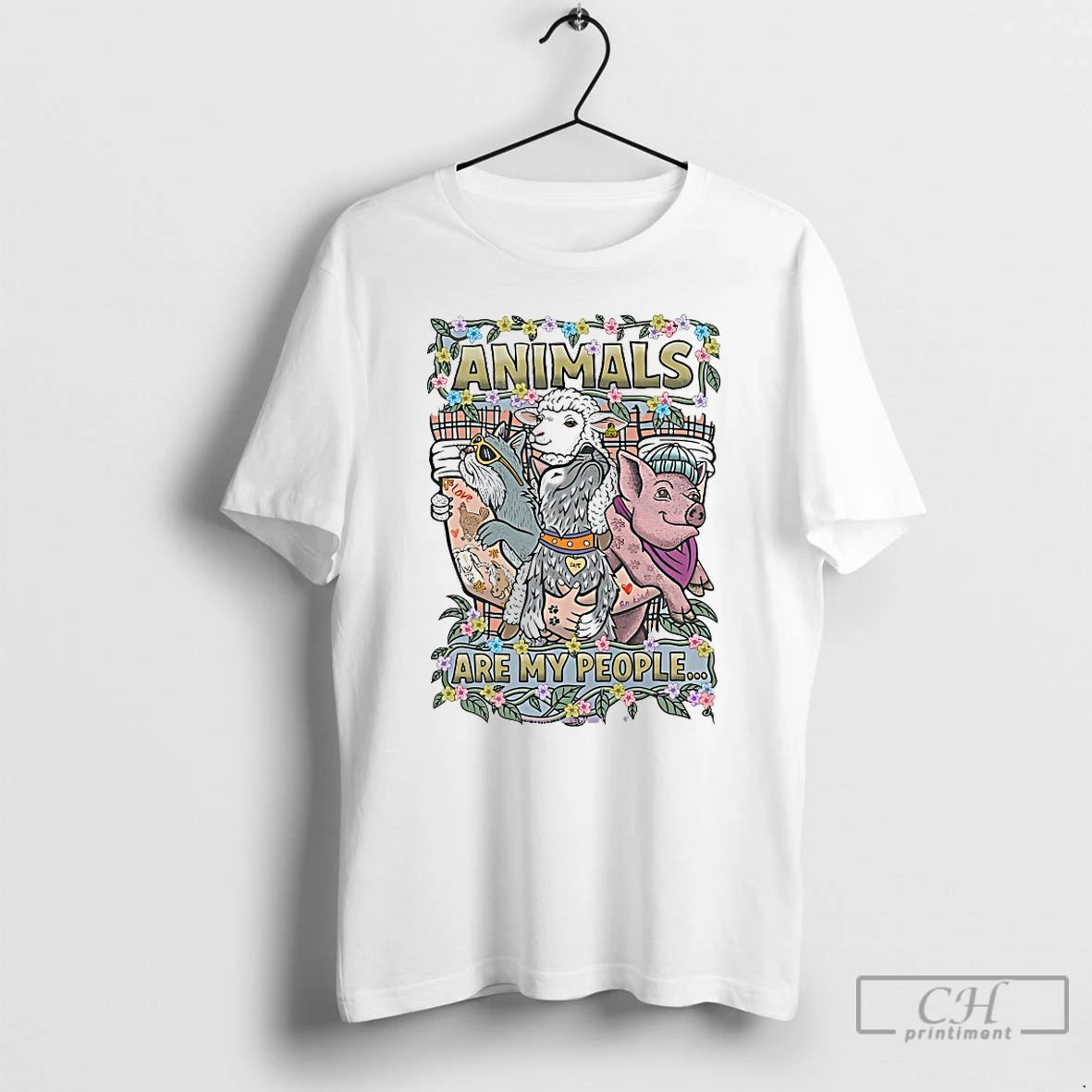 Classic Animals Are My People Graphic T-Shirts, Hoodie, Sweatshirt | PureTeeCo.com