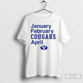 Classic Byu Basketball January February Cougars April T-Shirts, Hoodie, Sweatshirt | PureTeeCo.com