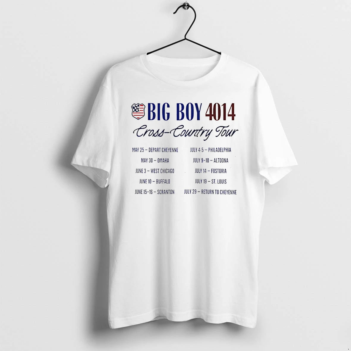 Classic Big Boy 4014 Tour America 250 Train Shirts Sweater