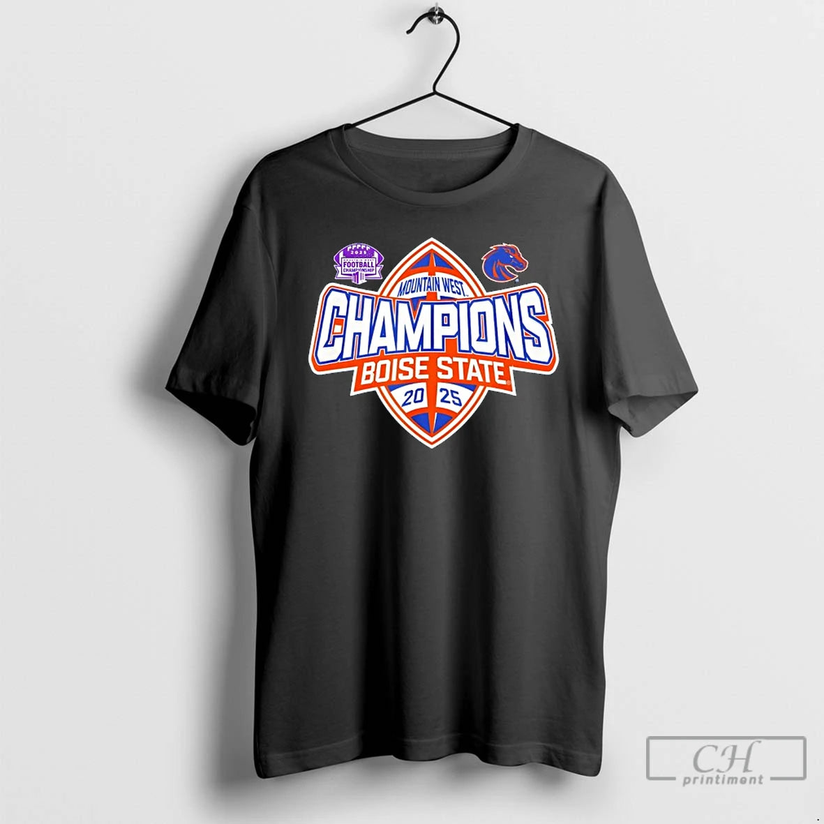 Classic Boise State Broncos Mountain West Champs 2025 Football T-Shirts, Hoodie, Sweatshirt | PureTeeCo.com