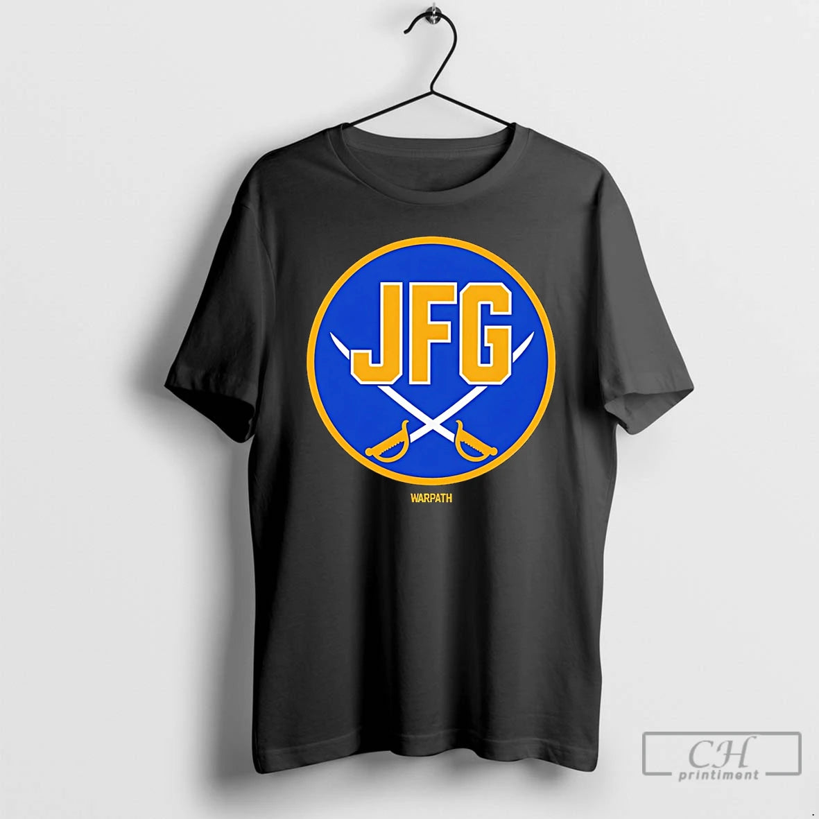 Classic Buffalo Sabres Hockey Jfg Warpath Logo 2026