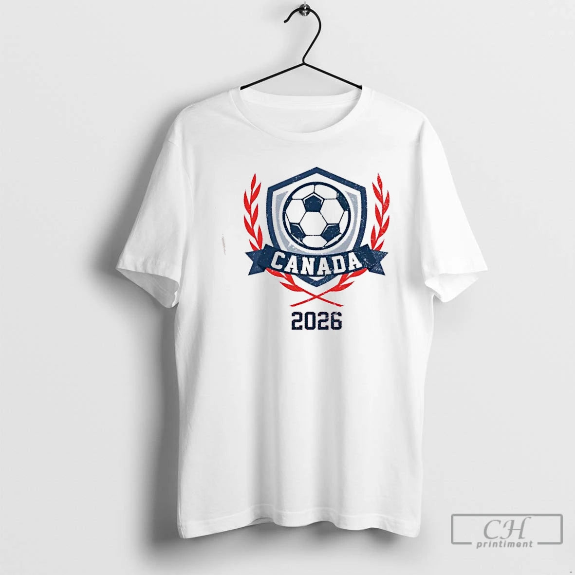 Classic Canada 2026 Vintage Soccer Crest T-Shirts, Hoodie, Sweatshirt | PureTeeCo.com