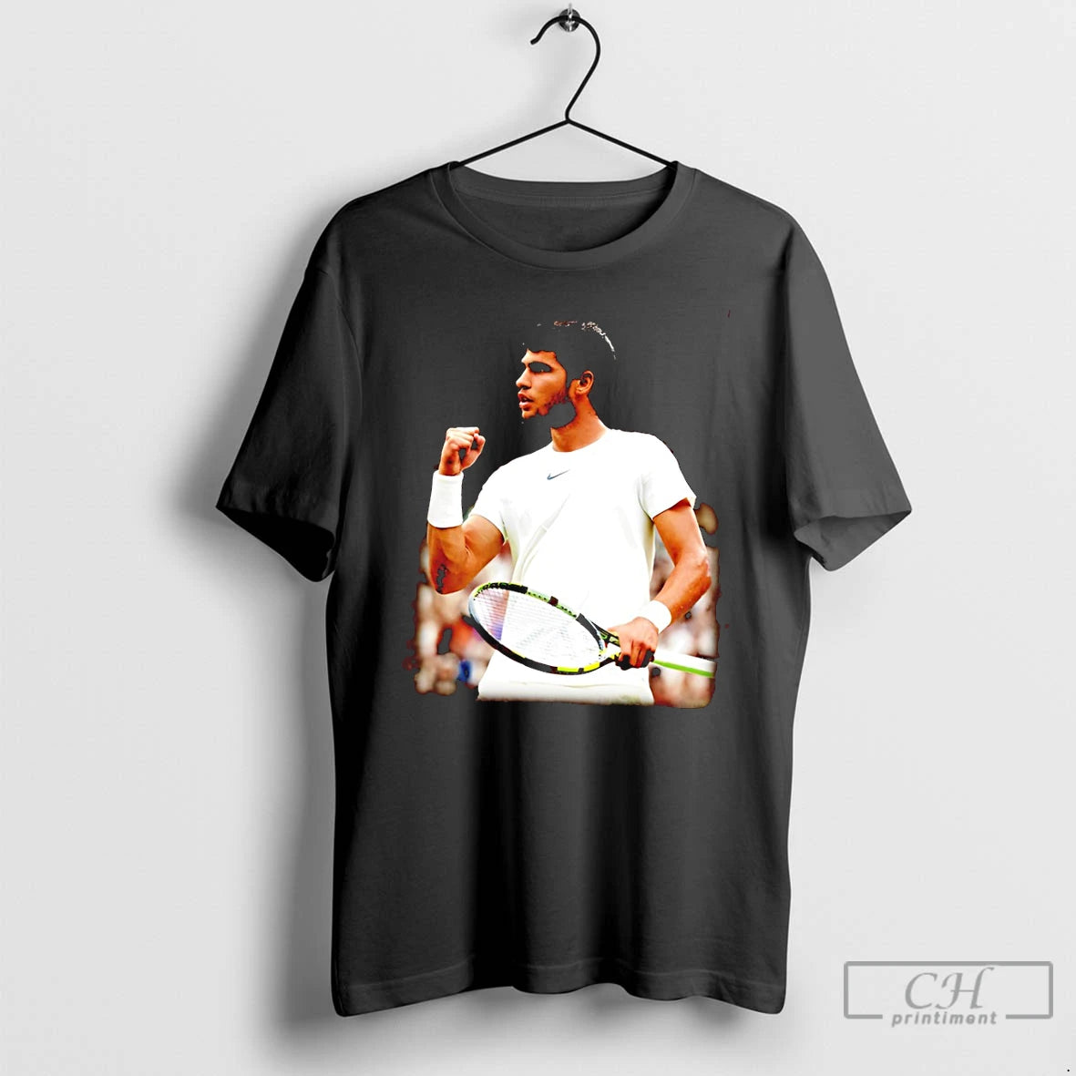 Classic Carlos Alcaraz Tennis Photo Vintage