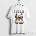 Classic Chicken Coffee My Sister Not Rude She Just Has The Balls To Say What T-Shirts, Hoodie, Sweatshirt | PureTeeCo.com