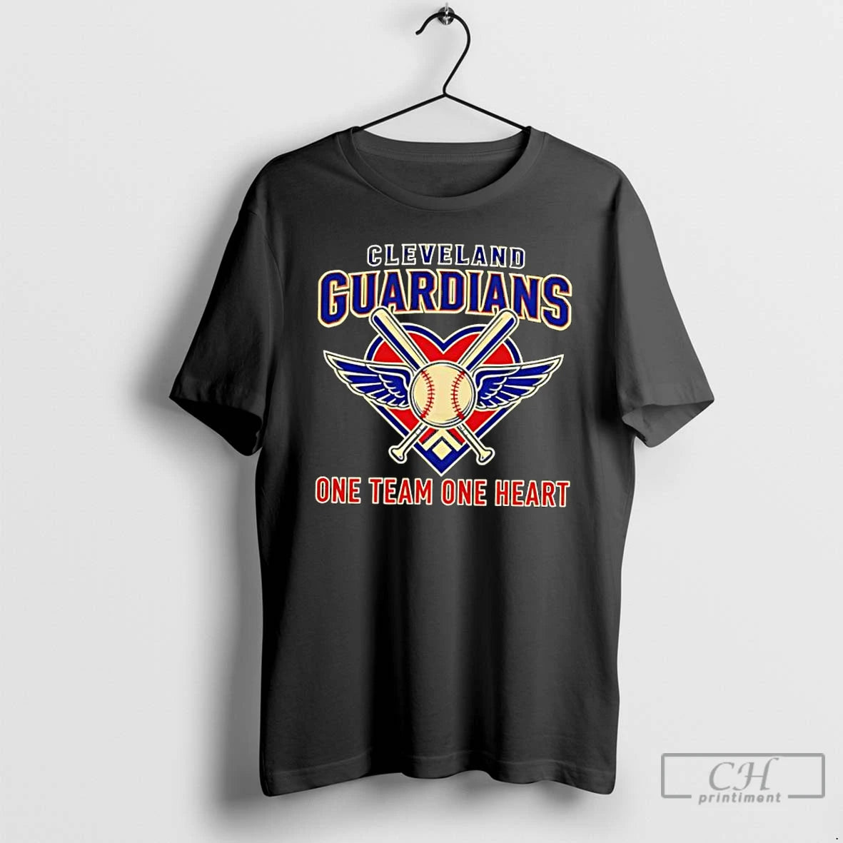 Classic Cleveland Guardians One Team One Heart T-Shirts, Hoodie, Sweatshirt | PureTeeCo.com