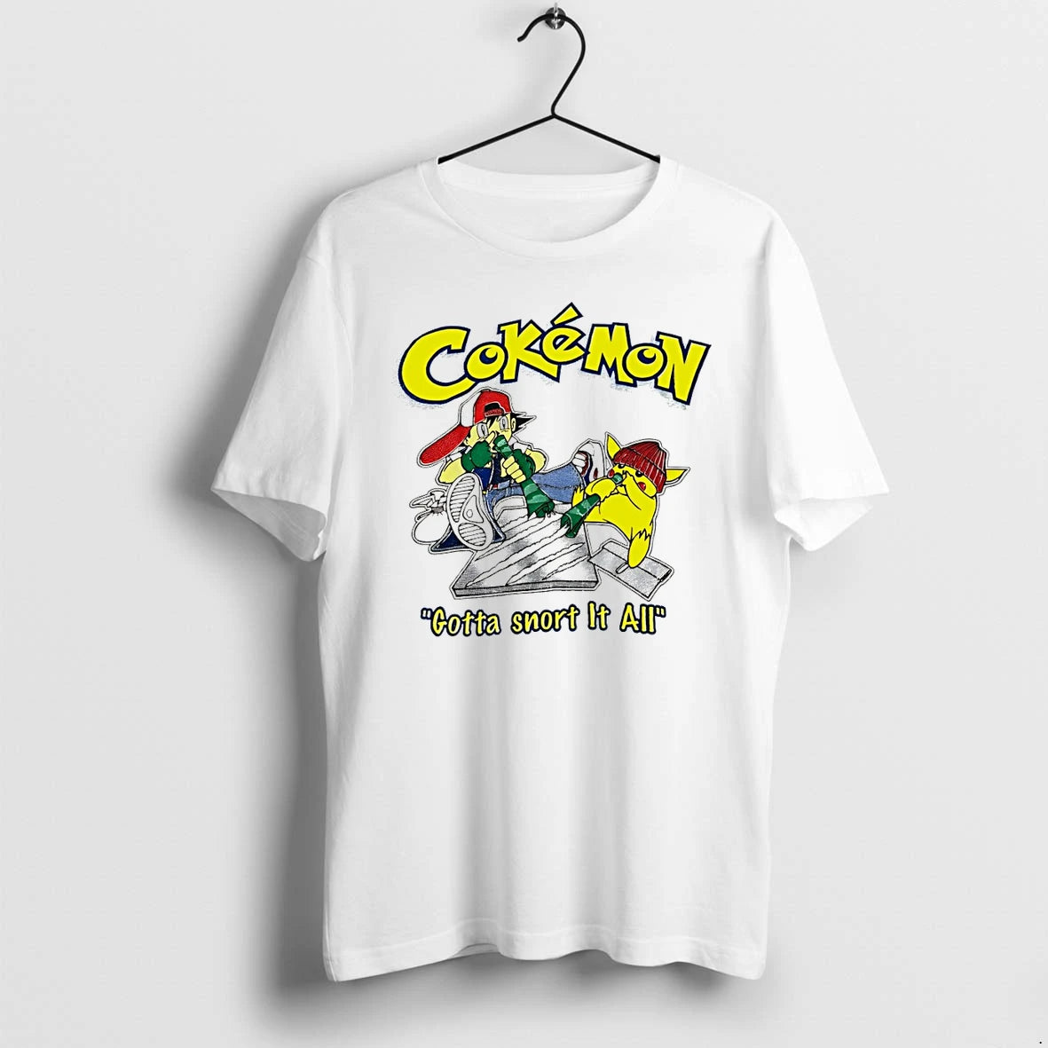 Classic Cokemon Gotta Snort It All Pokemon Parody Shirts Sweater