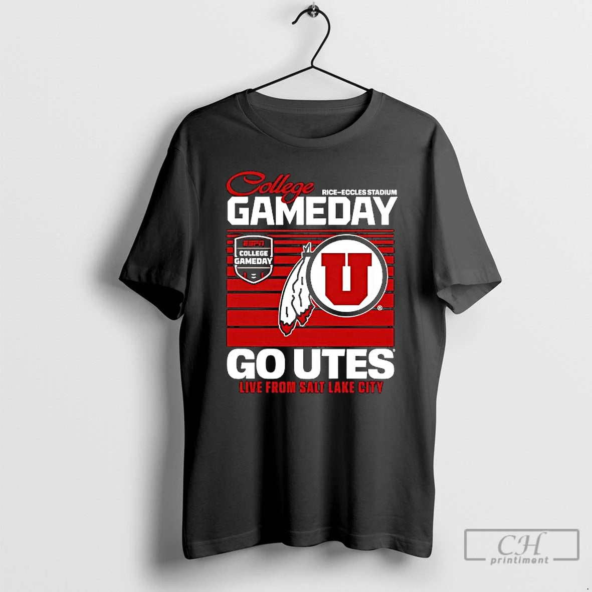 Classic College Gameday Rice Eccles Stadium Go Utes Live From Salt Lake City T Shirts Hoodie, Sweatshirt | PureTeeCo.com
