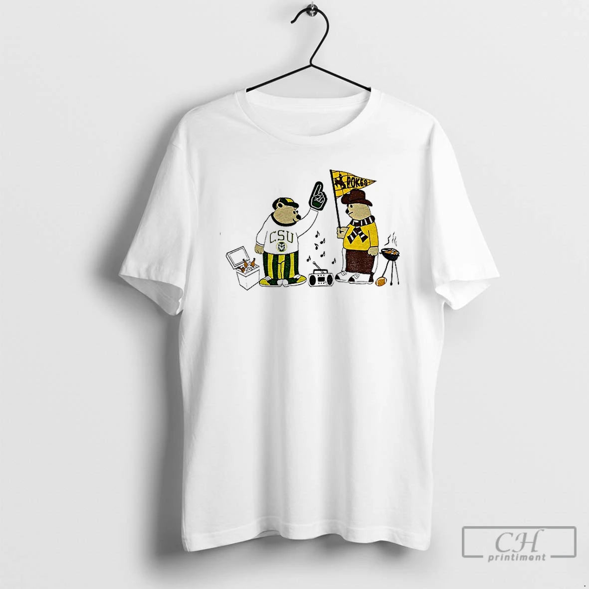 Classic Colorado State Rams Vs Oklahoma State Cowboys Pokes Tailgating Fan Bears T Shirts Sweater Hoodie, Sweatshirt
