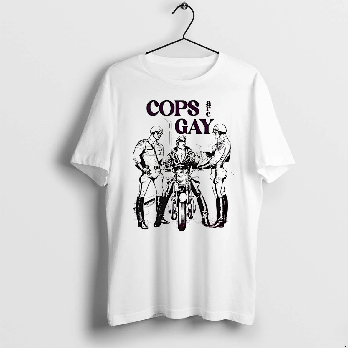 Classic Cops Are Gay Tom Of Finland Graphic Lgbt Shirts Sweater