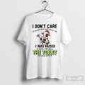 Classic Cow I Dont Care If People Talk Shit About Me I Was Raised T-Shirts, Hoodie, Sweatshirt | PureTeeCo.com