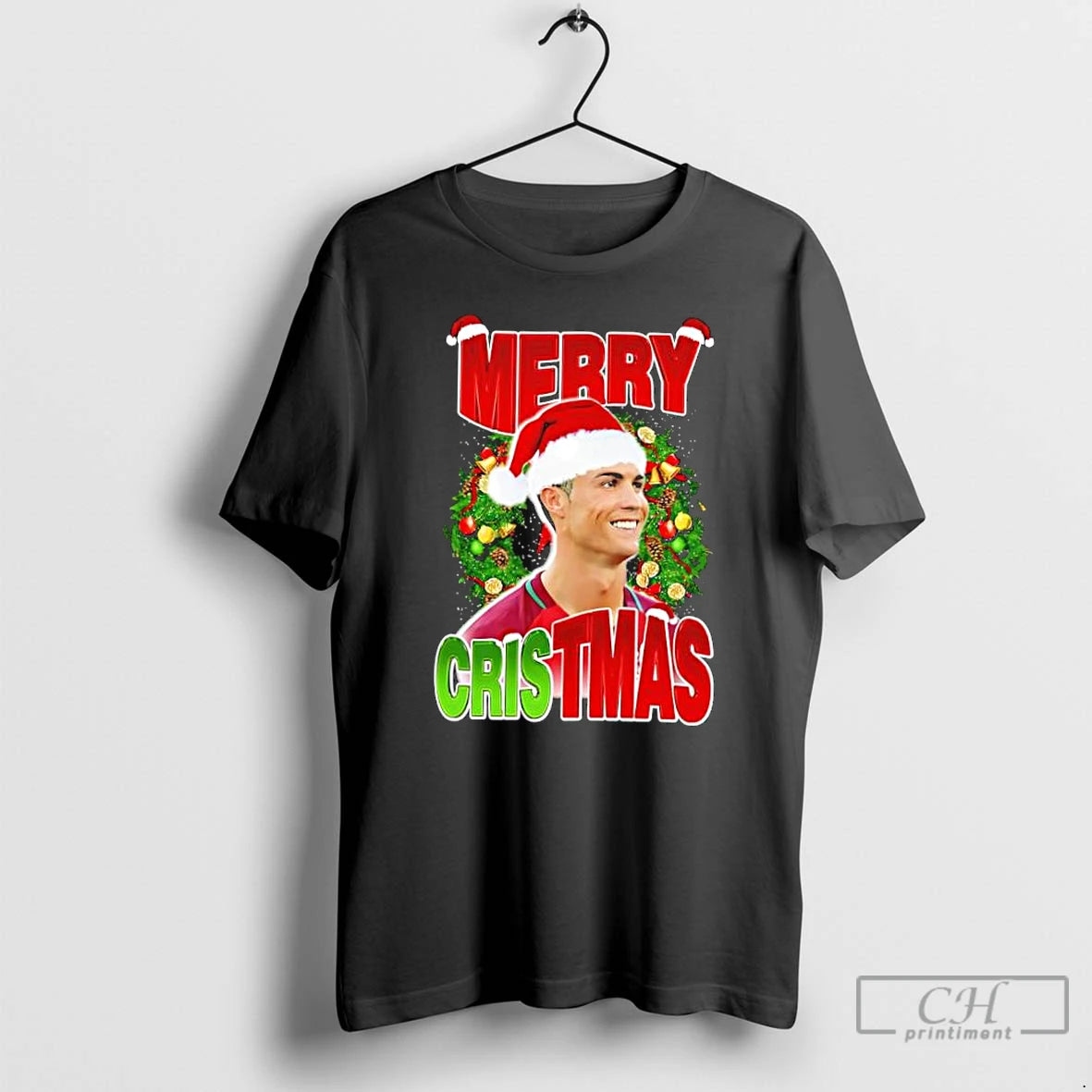 Classic Cristiano Ronaldo Merry Cristmas T-Shirts, Hoodie, Sweatshirt | PureTeeCo.com