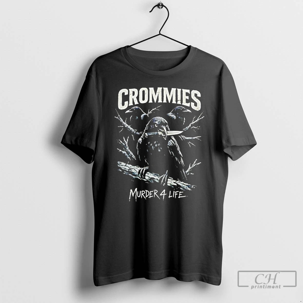 Classic Crommies Ravens Murder 4 Life Night T-Shirts, Hoodie, Sweatshirt | PureTeeCo.com