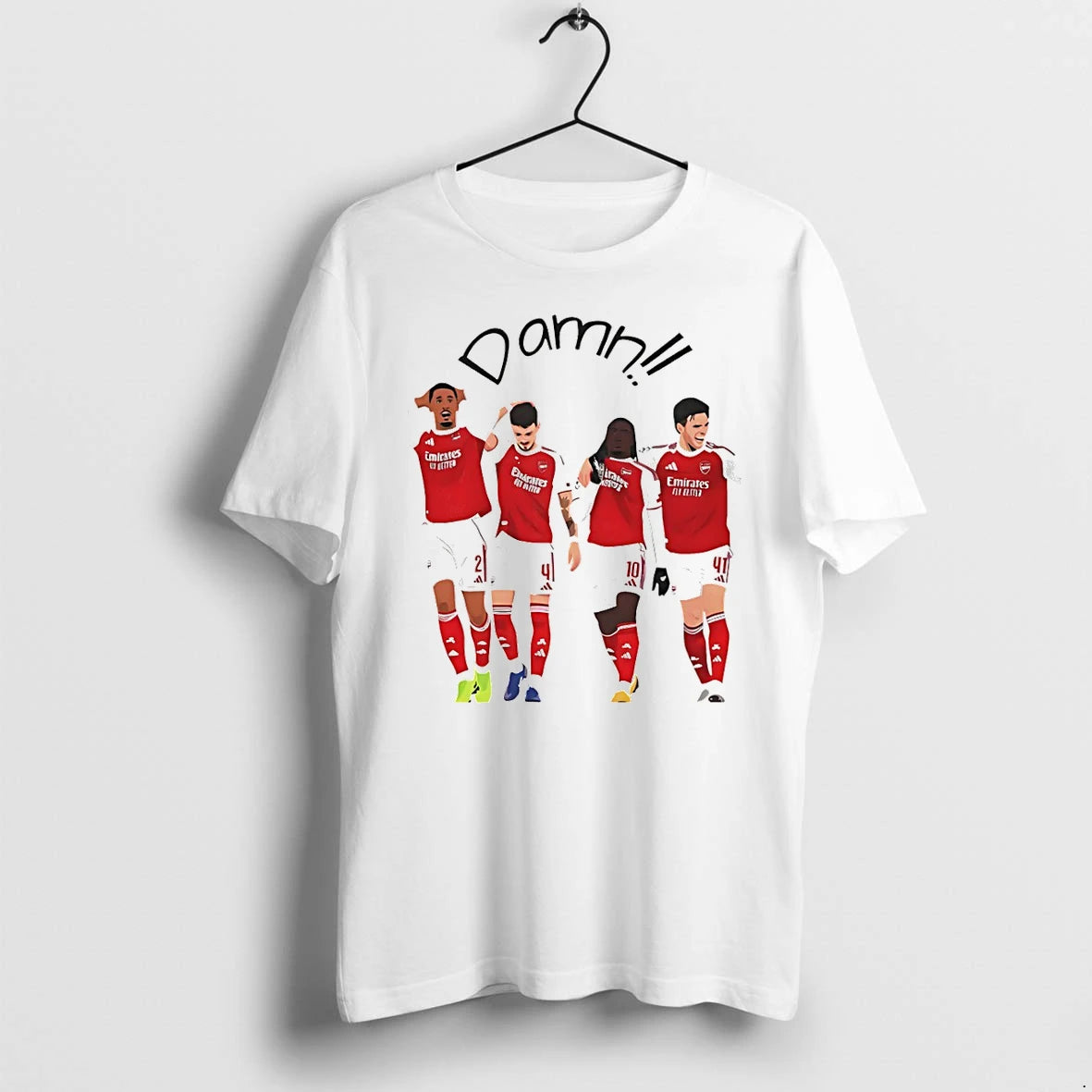 Classic Damn Arsenal Fc Big 4 Players Cartoon Shirts Sweater
