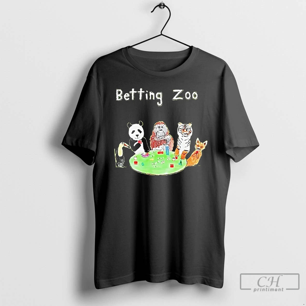 Classic Dave Portnoy Wearing Panda Gorilla Tiger And Fox Betting Zoo T-Shirts, Hoodie, Sweatshirt | PureTeeCo.com