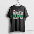 Classic Dear Santa All I Want For Christmas Is A Dallas Stars Stanley Cup Text T-Shirts, Hoodie, Sweatshirt | PureTeeCo.com