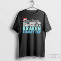 Classic Dear Santa All I Want For Christmas Is A Seattle Kraken Stanley Cup Text T-Shirts, Hoodie, Sweatshirt | PureTeeCo.com