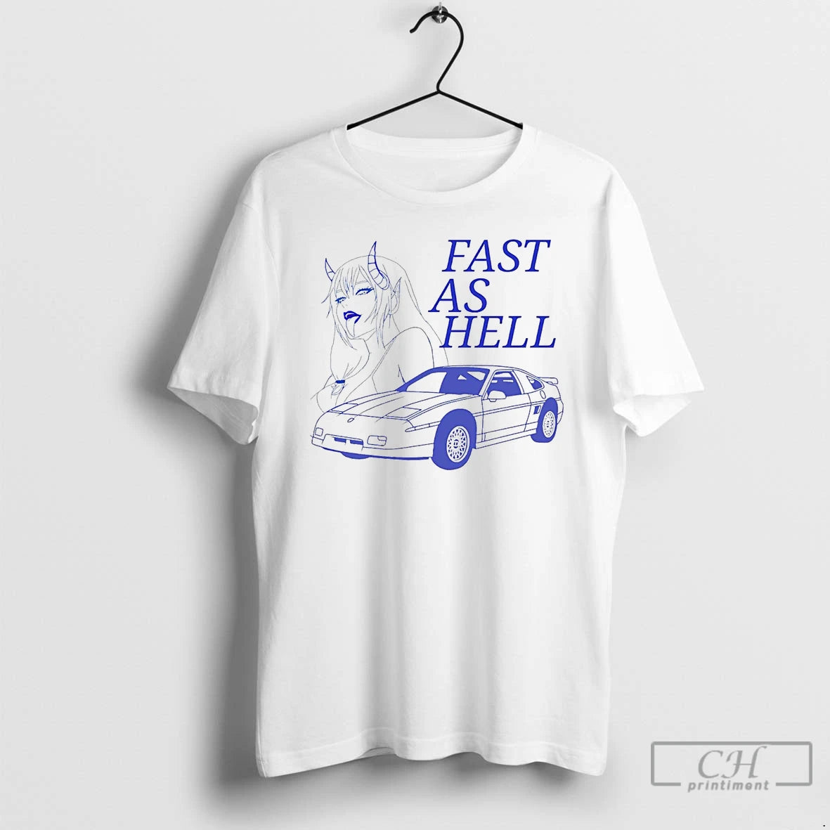 Classic Demon Anime Fast As Hell T-Shirts, Hoodie, Sweatshirt | PureTeeCo.com