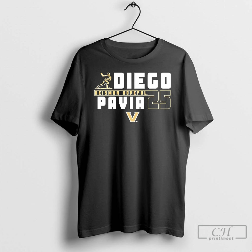 Classic Diego Pavia 2025 Heisman Hopeful T-Shirts, Hoodie, Sweatshirt | PureTeeCo.com