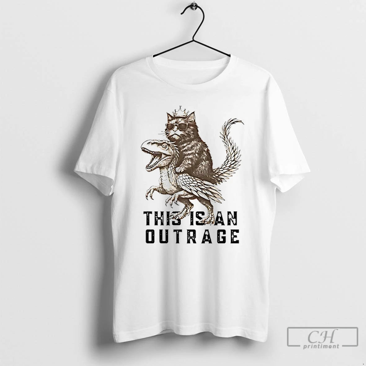 Classic Dungeon Crawler Carl This Is An Outrage T-Shirts, Hoodie, Sweatshirt | PureTeeCo.com