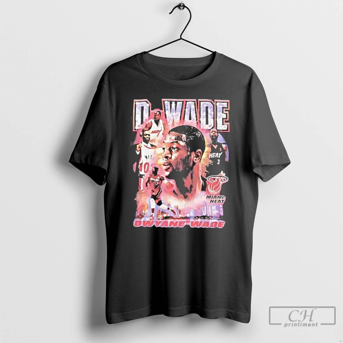 Classic Dwyane Wade D Wade Picture Collage Miami Heat T-Shirts, Hoodie, Sweatshirt | PureTeeCo.com