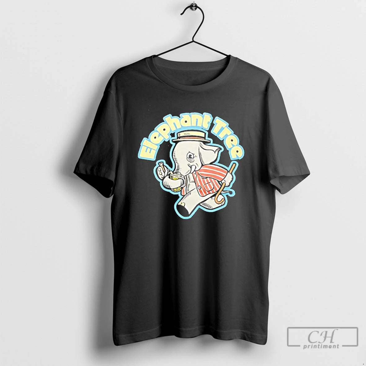 Classic Elephant Tree Graphic T-Shirts, Hoodie, Sweatshirt | PureTeeCo.com