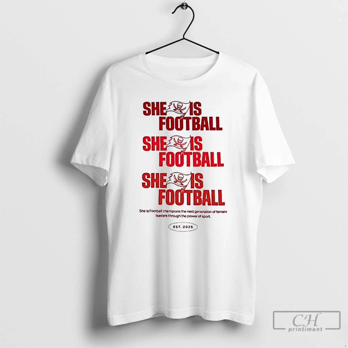 Classic Emeka Egbuka Tampa Bay Buccaneers She Is Football Est 2025 T-Shirts, Hoodie, Sweatshirt | PureTeeCo.com