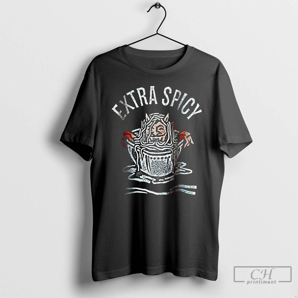 Classic Extra Spicy Personality Hot Noodles Foodie T-Shirts, Hoodie, Sweatshirt | PureTeeCo.com
