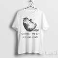 Classic Fat Cat Mother I Am But Skin And Bones T-Shirts, Hoodie, Sweatshirt | PureTeeCo.com