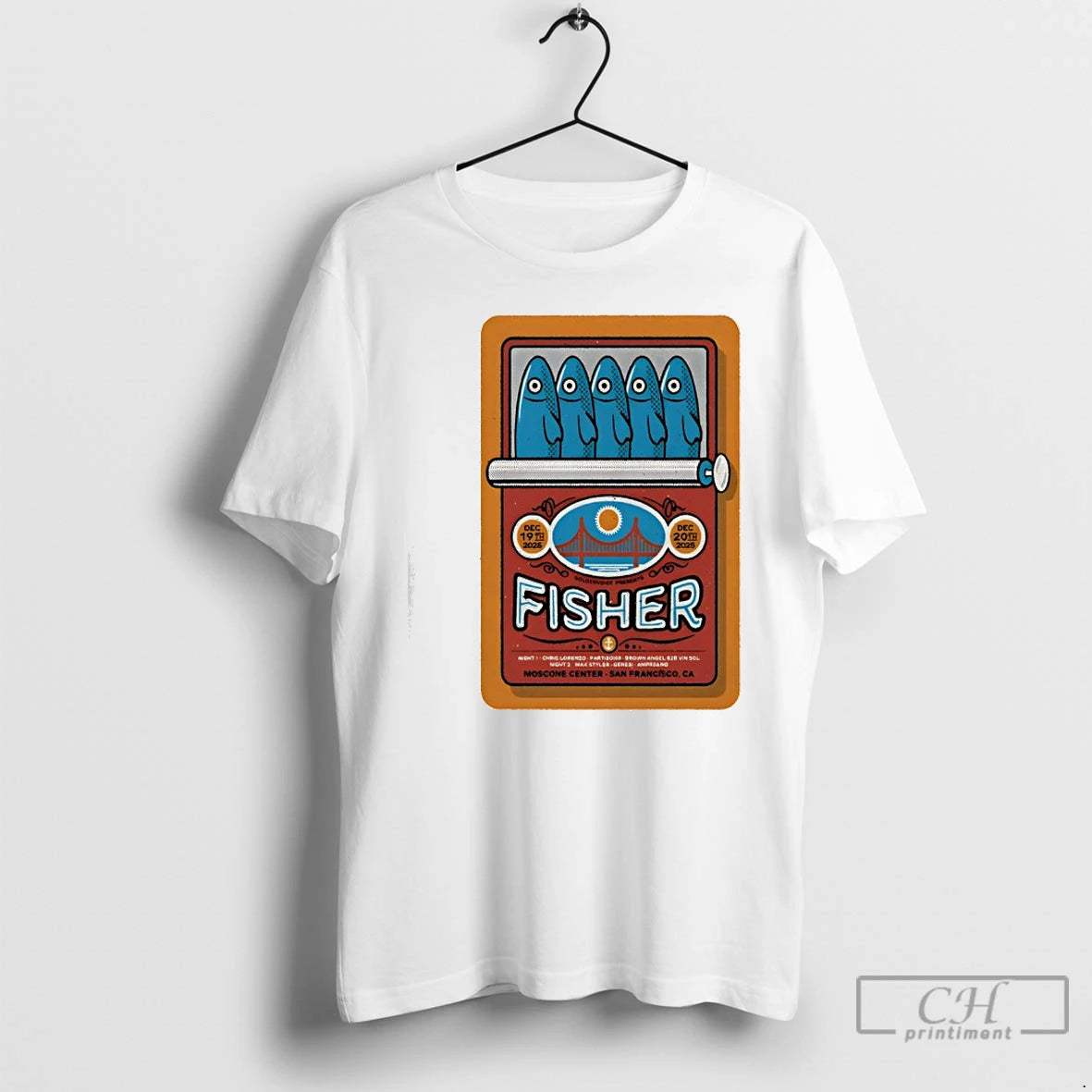 Classic Fisher In San Francisco Ca On Dec 19 20 2025 T-Shirts, Hoodie, Sweatshirt | PureTeeCo.com