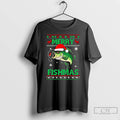 Classic Fishing Merry Fishmas Ugly Christmas T-Shirts, Hoodie, Sweatshirt | PureTeeCo.com
