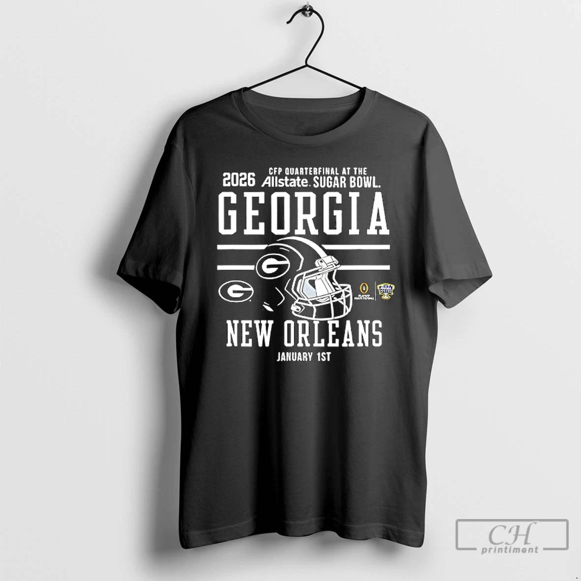 Classic Georgia Bulldogs Sugar Bowl Cfp Quarterfinal 2025 2026 Red T-Shirts, Hoodie, Sweatshirt | PureTeeCo.com