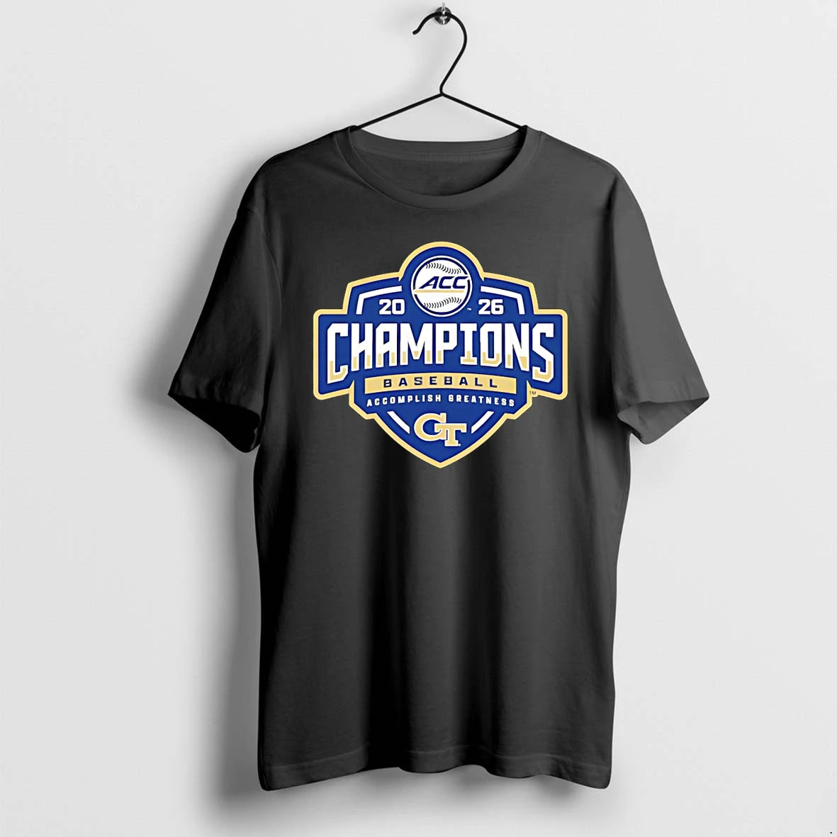 Classic Georgia Tech Yellow 2026 Acc Baseball Champions Shirts Sweater