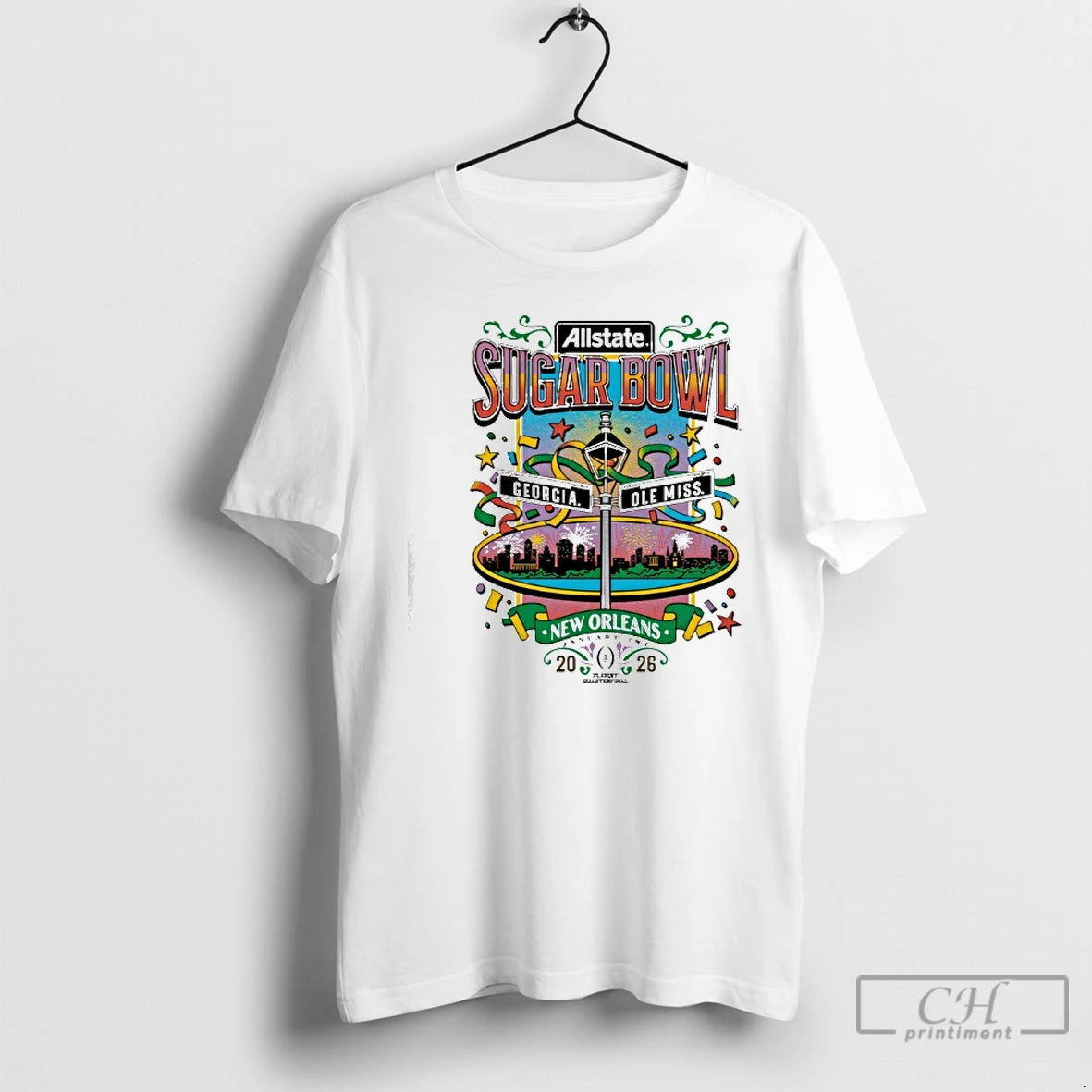 Classic Georgia Vs Ole Miss 2026 Allstate Sugar Bowl New Orleans T-Shirts, Hoodie, Sweatshirt | PureTeeCo.com