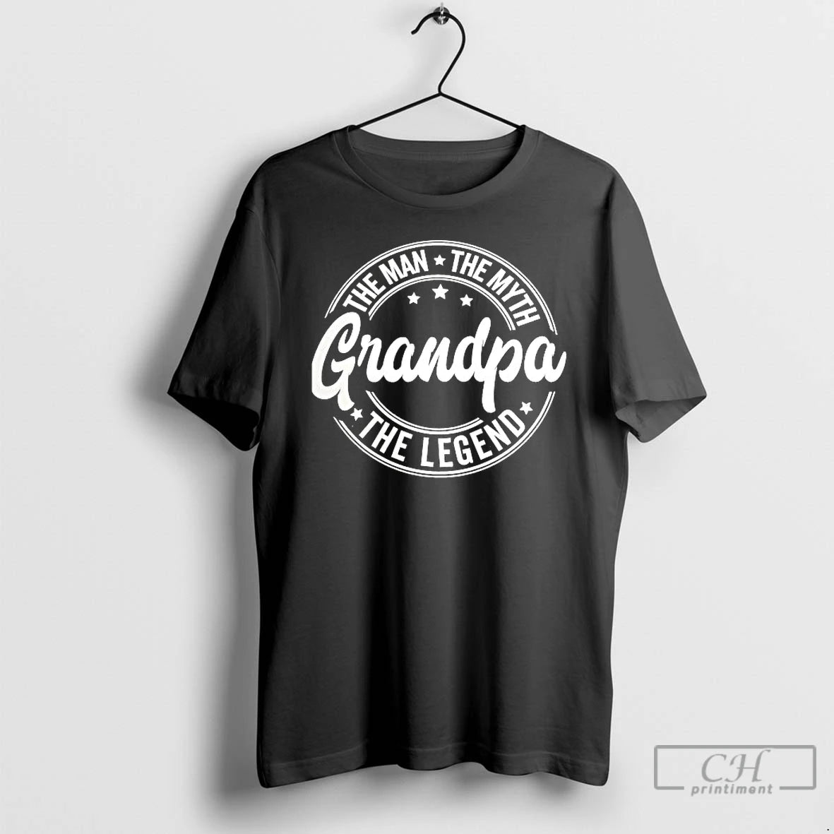 Classic Grandpa The Man The Myth The Legend T-Shirts, Hoodie, Sweatshirt | PureTeeCo.com