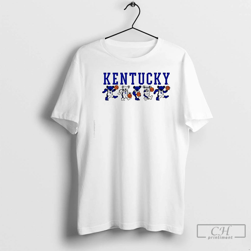Classic Grateful Dead Dancing Bears Kentucky Wildcats Basketball Logo T-Shirts, Hoodie, Sweatshirt | PureTeeCo.com