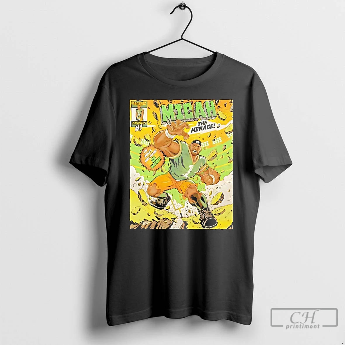 Classic Green Bay Packers Season Micah Parsons The Menace T-Shirts, Hoodie, Sweatshirt | PureTeeCo.com