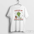 Classic Grinch Green Fueled By Cocoa Chaos Holiday Shift Edition Nurse T-Shirts, Hoodie, Sweatshirt | PureTeeCo.com