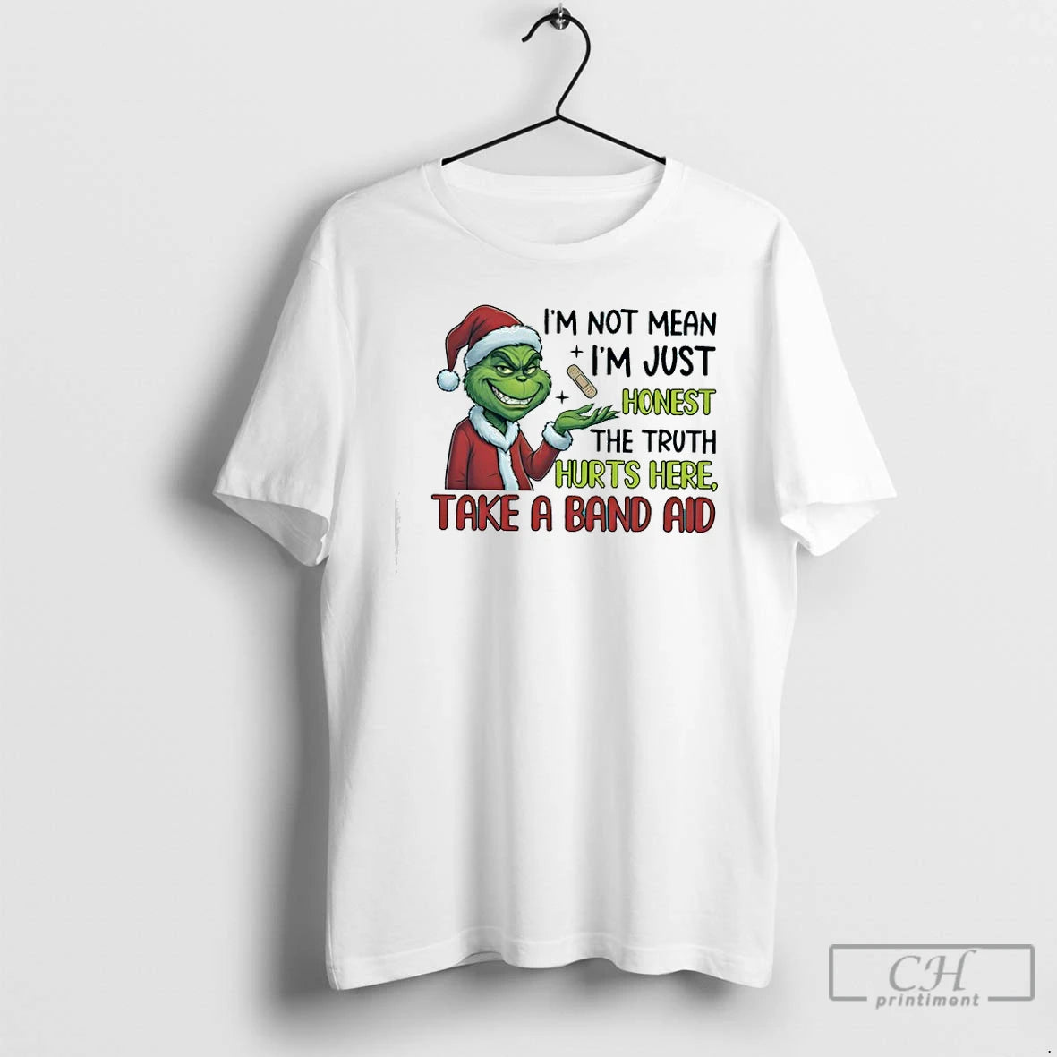 Classic Grinch Im Not Mean Im Just Honest The Truth Hurts Here Take A Band T-Shirts, Hoodie, Sweatshirt | PureTeeCo.com