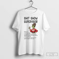 Classic Grinch Mom Coffee Shit Show Supervisor T-Shirts, Hoodie, Sweatshirt | PureTeeCo.com