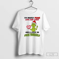 Classic Grinch Im Mostly Peace Love And Light Peace Love And Light And A Little T-Shirts, Hoodie, Sweatshirt | PureTeeCo.com