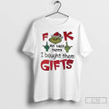 Classic Grinch Middle Finger Fuck My Baby Daddy I Bought Them Gifts Christmas T Shirts Hoodie, Sweatshirt | PureTeeCo.com